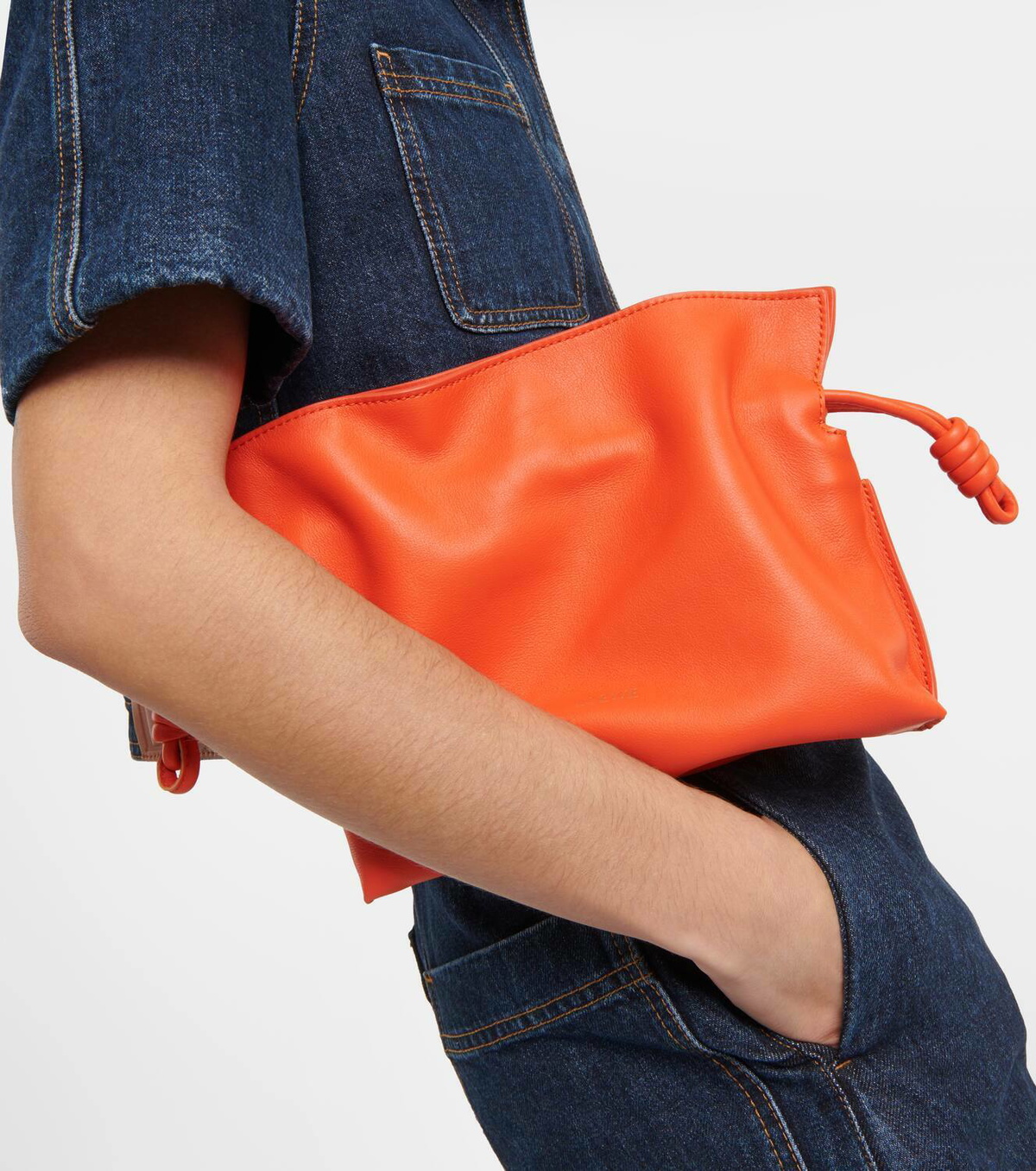 Loewe Flamenco Mini leather clutch Loewe