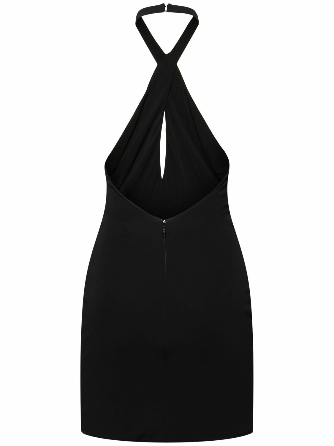 ROBERTO CAVALLI Matte Viscose Jersey Halter Minidress Roberto Cavalli ROBERTO CAVALLI Matte Viscose Jersey Halter Minidress Roberto Cavalli