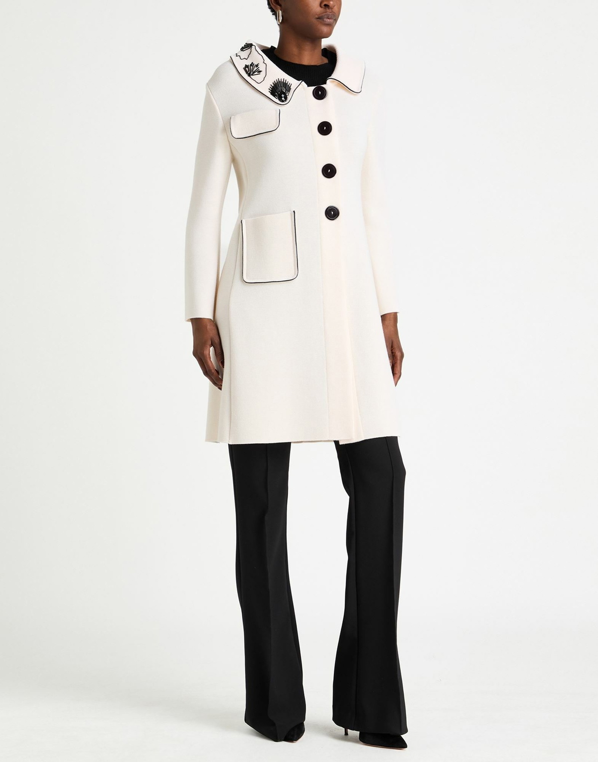 Charlott Womens Coat Ivory