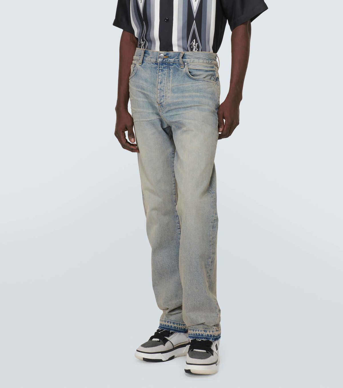 Amiri Release Hem straight jeans Amiri