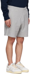 adidas Originals Gray Trefoil Essentials Shorts