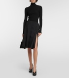 Sportmax Ode virgin wool midi skirt