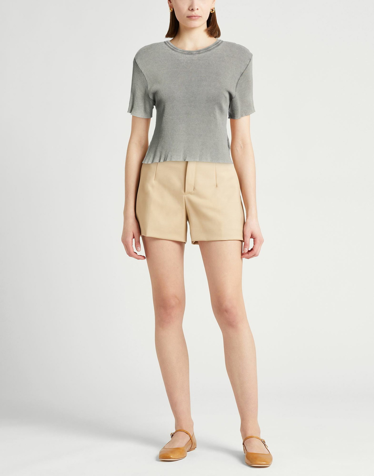 Crossley Womens T-shirt Light in Grey