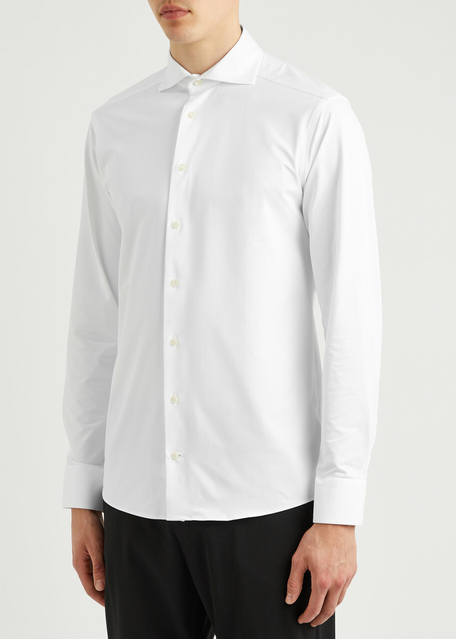 Eton Stretch-jersey Shirt White