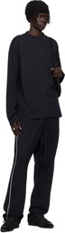 Fear of God ESSENTIALS Black Classic Fit Long Sleeve T-shirt