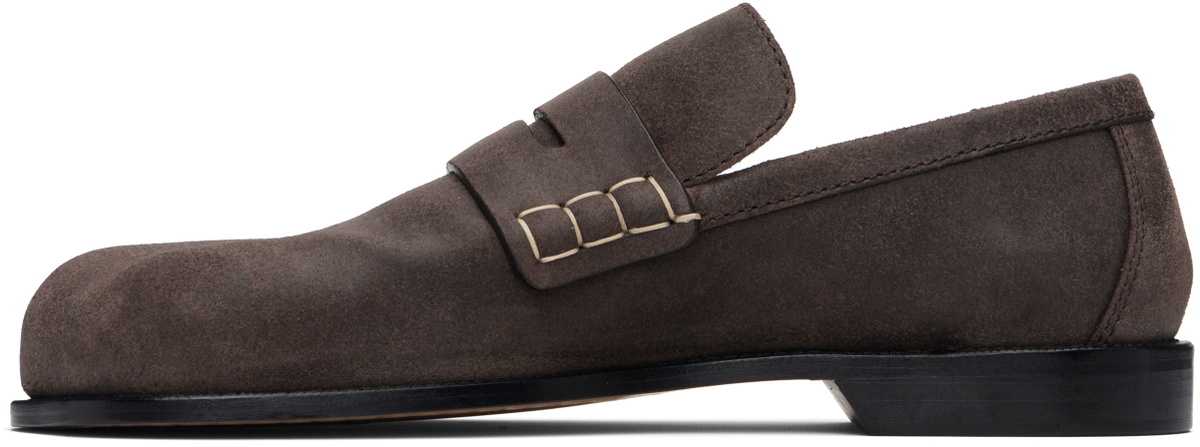 JW Anderson Brown Paw Loafers
