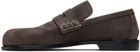 JW Anderson Brown Paw Loafers