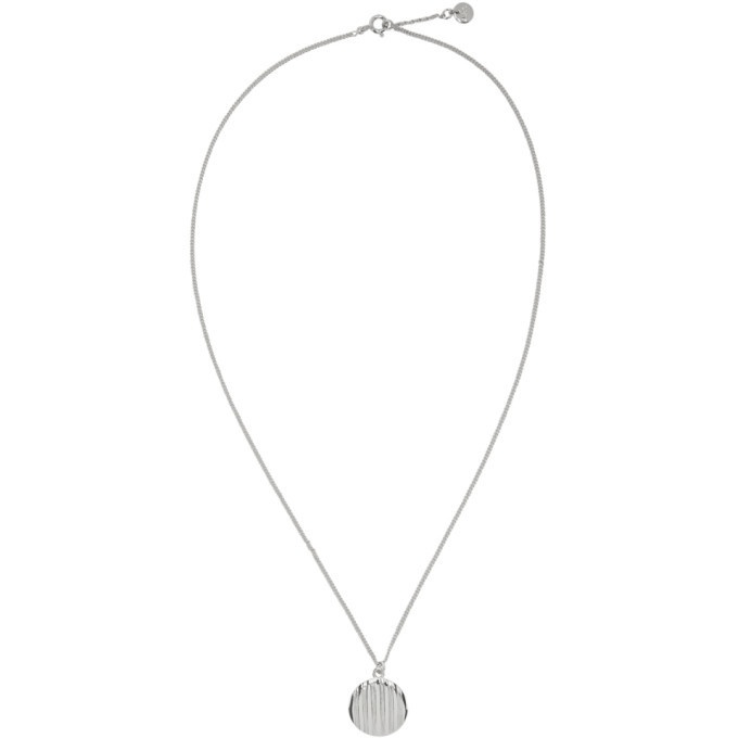 Photo: A.P.C. Silver Stripe Pendant Necklace