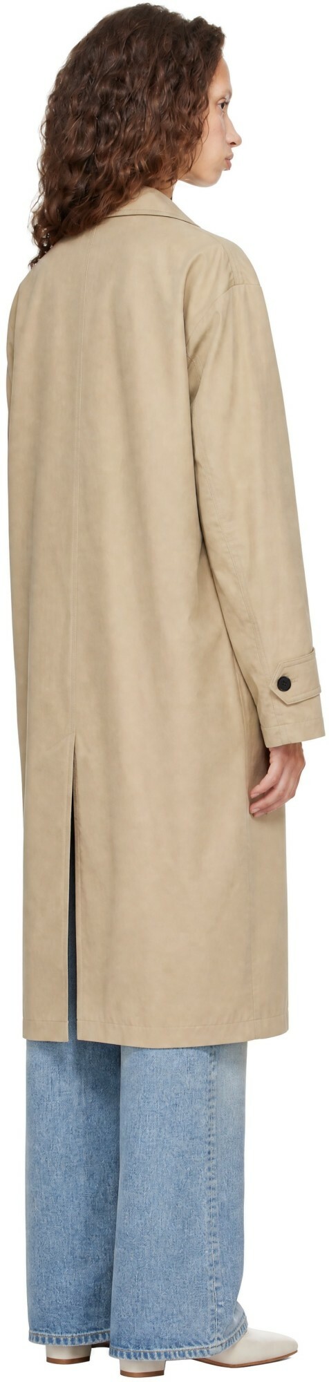 Dunst Beige Refined Mac Coat