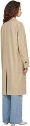 Dunst Beige Refined Mac Coat