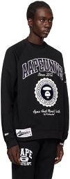 AAPE by A Bathing Ape Black Patch Sweatshirt