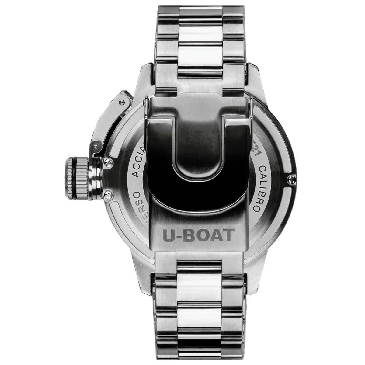U-Boat Sommerso Automatic Red Dial Mens Watch 9521/MT