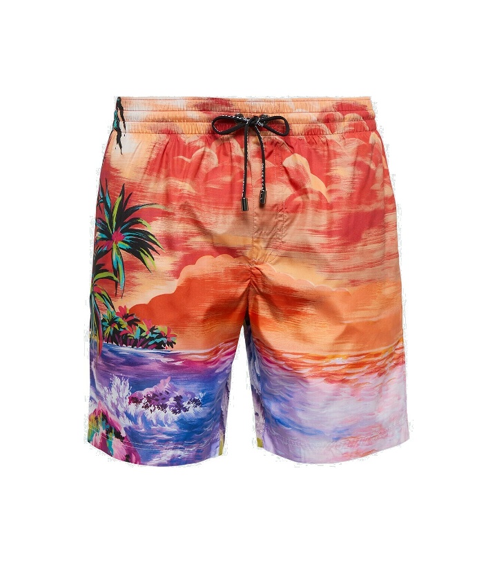 Photo: Dolce&Gabbana - Printed swim shorts