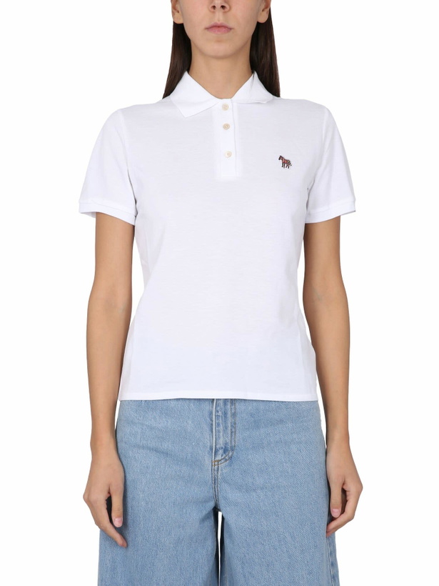 Photo: PS by Paul Smith Polo Shirt With Zebra Patch