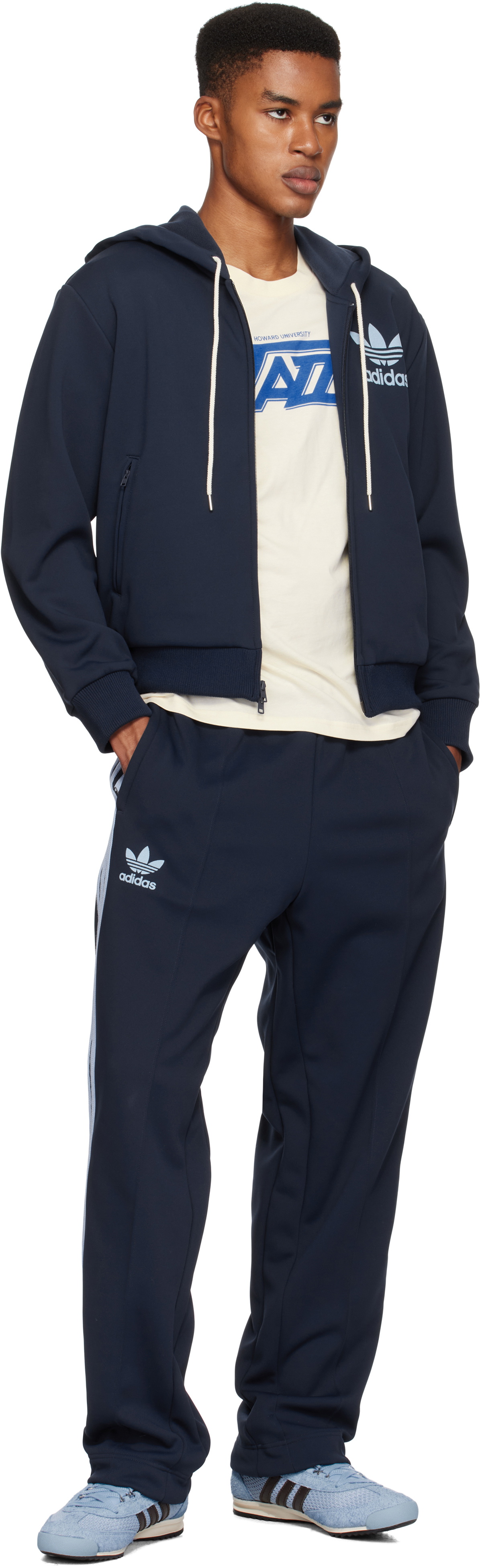 Wales Bonner Navy adidas Originals Edition Track Hoodie