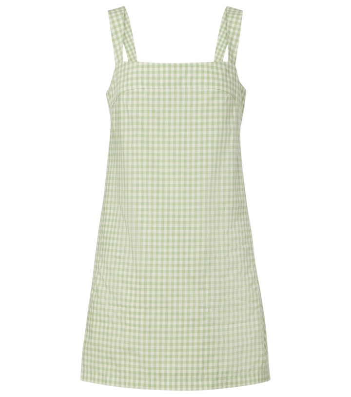 Photo: Simkhai Sloan gingham cotton-blend minidress