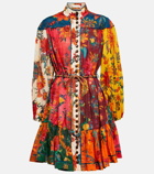 Zimmermann Printed cotton minidress