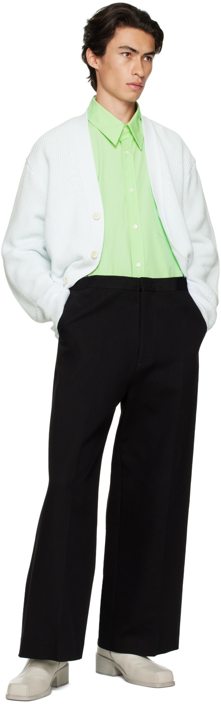 Recto Blue Relaxed-Fit Cardigan
