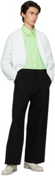 Recto Blue Relaxed-Fit Cardigan