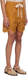 CMMN SWDN Orange Jaime Shorts