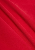 Second Layer Rola Hooded Cotton Sweatshirt Red