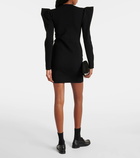 Max Mara Glasgow puff-sleeve minidress