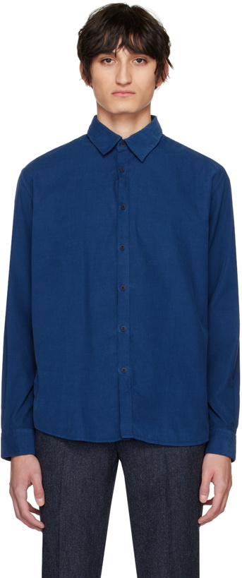 Photo: Sunspel Blue Button Shirt