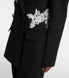 Rebecca Vallance Danna floral-appliqué blazer