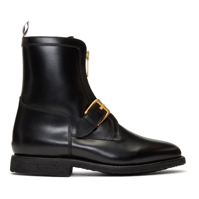 Photo: Thom Browne Black Ankle Hunting Boots