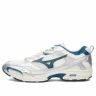 Mizuno MXR Sneakers in Snow White/Majolica Blue/Silver