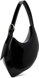 Mugler Black Small Patent Spiral Curve 02 Bag