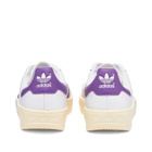 Adidas Men's Madrid Sneakers in White/Purple/Cream White