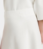 Max Mara Crêpe midi skirt