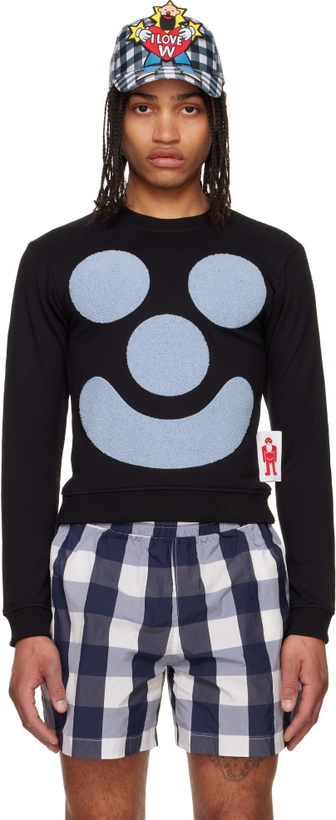 Photo: Walter Van Beirendonck Black Smile Sweatshirt