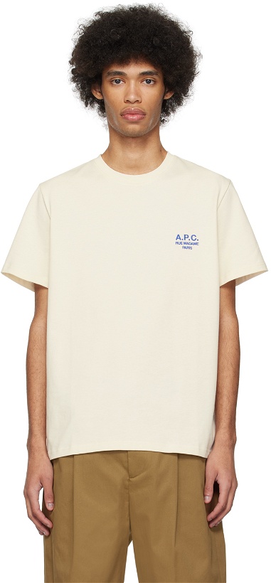 Photo: A.P.C. Off-White Raymond T-Shirt