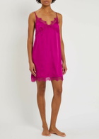 Simone PÉRÈLE Satin Secrets Lace-trimmed Night Dress Pink