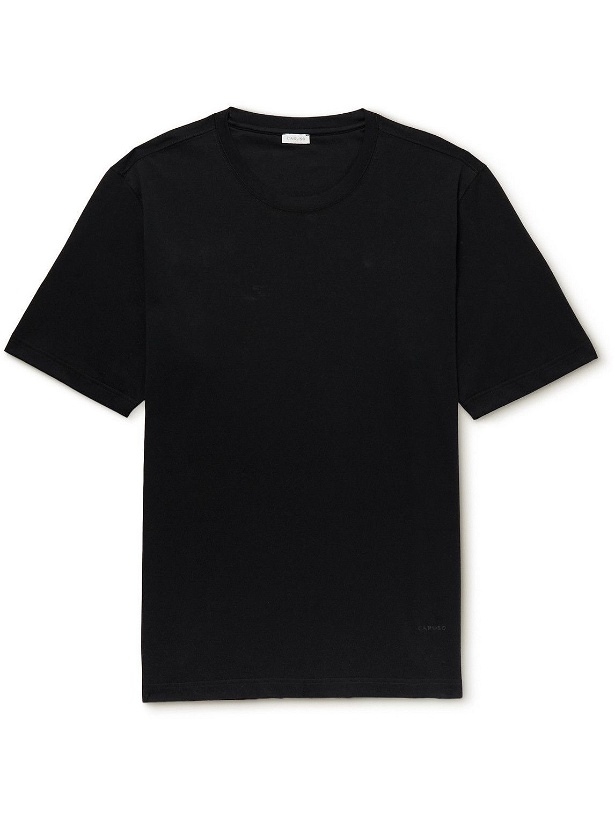 Photo: Caruso - Cotton-Jersey T-Shirt - Black