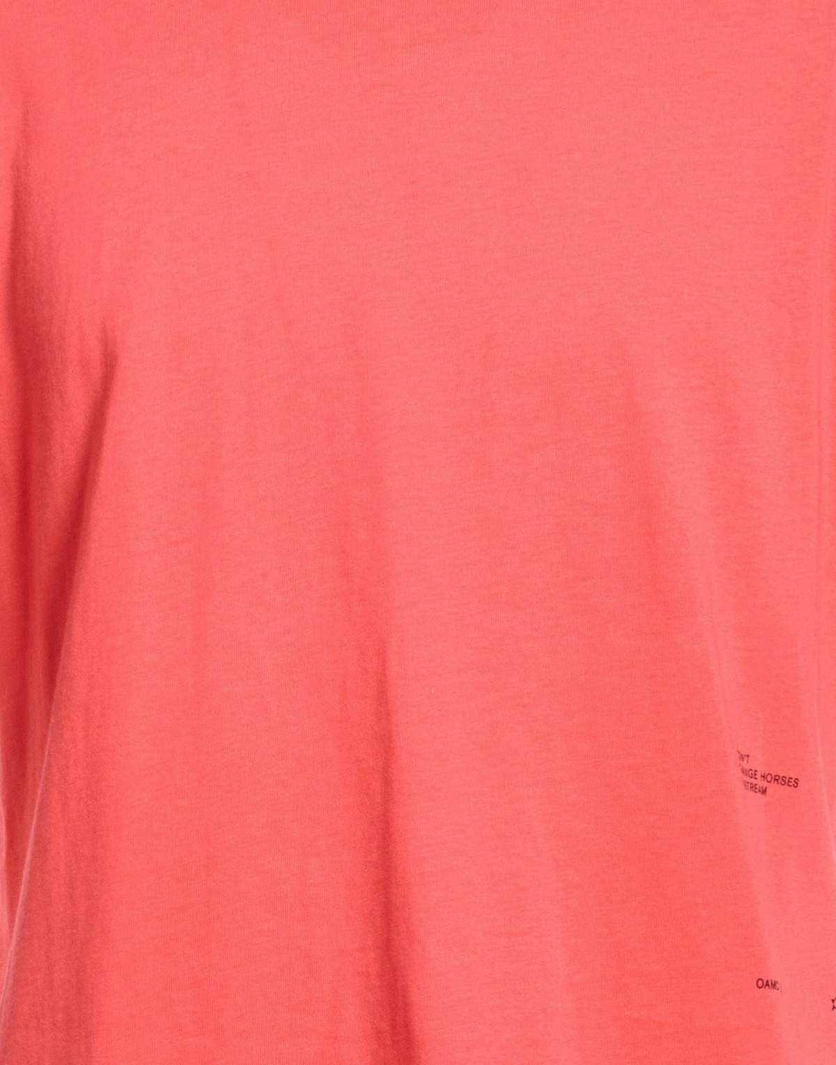 Oamc Mens T-shirt Coral