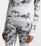 Perfect Moment Jacquard half-zip ski top