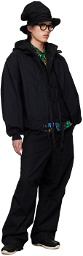 Engineered Garments Black Hooded Vest