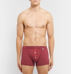 Schiesser - Karl Heinz Cotton-Jersey Boxer Briefs - Men - Red