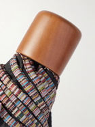 Paul Smith - Contrast-Tipped Wood-Handle Fold-Up Umbrella