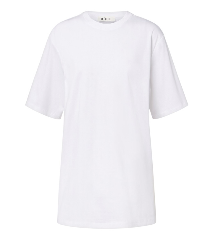 Photo: Róhe Cotton and silk-blend jersey T-shirt