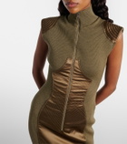 Jean Paul Gaultier Wool-blend minidress