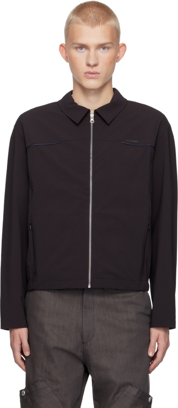 AFFXWRKS Black & Purple Forge Denim Jacket AFFXWRKS