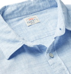 Faherty - Laguna Mélange Slub Linen Shirt - Blue