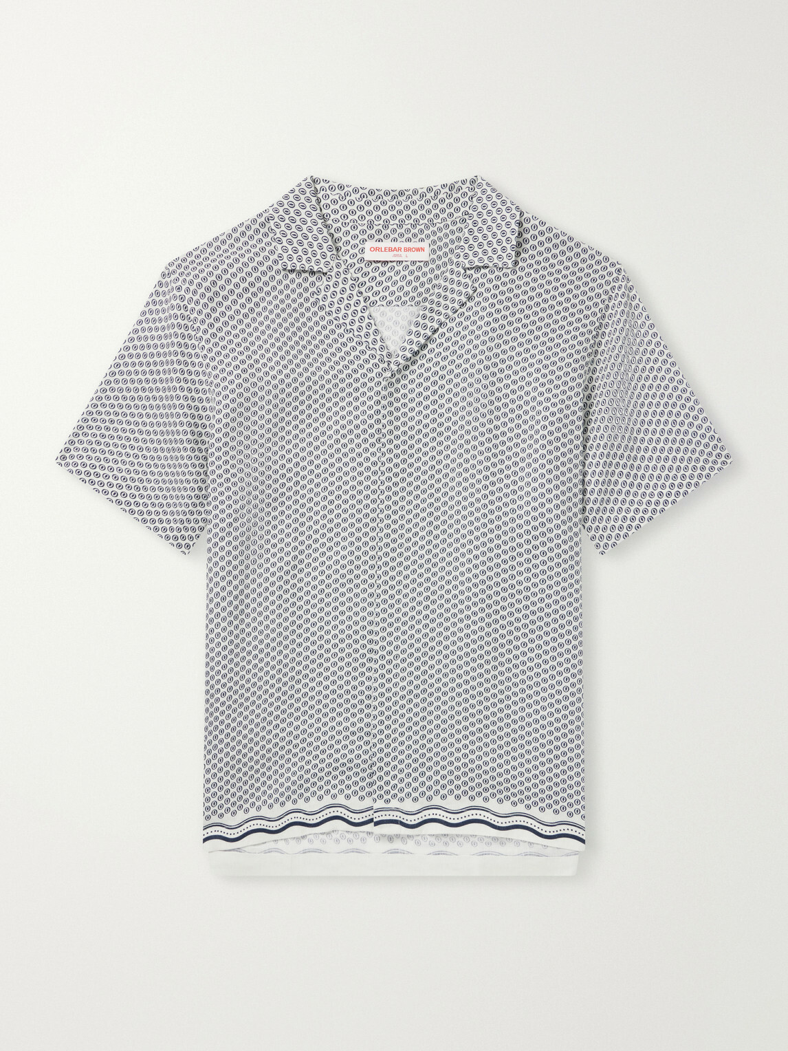 Orlebar Brown - Maitan Printed Linen Shirt - Blue