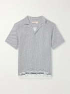 Orlebar Brown - Maitan Printed Linen Shirt - Blue