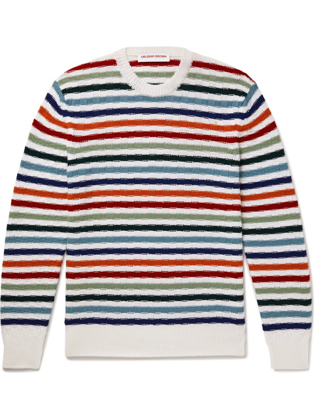 Photo: Orlebar Brown - Ethan Striped Merino Wool Sweater - Multi