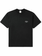 SSAM - Andy Printed Organic Cotton-Jersey T-Shirt - Black